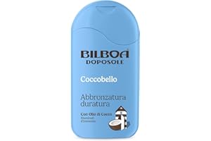 Bilboa, Doposole Coccobello, Abbronzatura Duratura con Olio di Cocco, Illuminati d'immenso, Dermatologicamente Testato - 200 ml