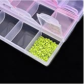 Gaman 21 B&ouml;lmeli İla&ccedil; Saklama Kutusu Mini Organizer Kutu - Mini Boncuk Ayrıştırma Kutusu