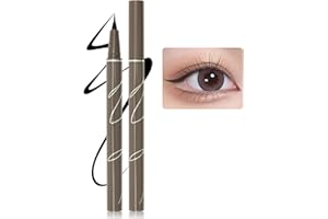 ‎ERINDE Erinde Black Liquid Eyeliner - High Precision, Flüssiger Schwarz Ink Eyelinerstift, Professional Wasserfest Eyeliner Pen, Langanhaltend Eye Liner Stift, Schnelltrocknende Koreanisch Augen Makeup
