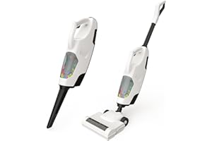 Toy Choi's Kids Cordless Vacuum - Pretend Play Electric Vacuum Cleaner Toy with Flat Nozzle, Sound & Ball Popping Action - Kids Hoover Cleaning Set for Children Boys Girls Age 3+