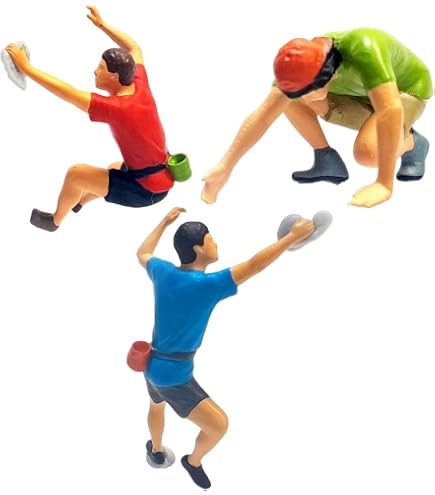 Figurines Réalistes De Personnages Escalade 1/64 Pour Décoration DIY Et Maquettes