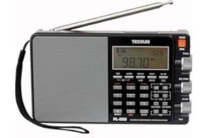 Tecsun PL880 Portable Digital PLL Dual Conversion AM/FM Longwave Shortwave Radio with SSB (Single Side Band) Reception