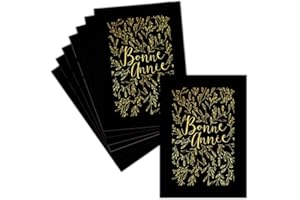 MERCI-FACTEUR.COM Carte de Voeux 2026 Fleurs - 8 Cartes Postales (3 Formats Dispos) - Carte Fleurs Dorées Pour Une Année Lumineuse