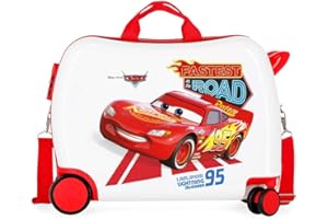 Joumma Disney Good Mood Cabin Suitcase Weiß 33x50x20cms 34 * 55 * 20cms Starres ABS Kombinationsschloss Seitlich 28,4L 2 kg 4 Doppelräder Gepäck Handgepäck