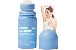 IZBEAUVO Razor Bump Smoothing Solution Ingrown Hair Treatment with BHA AHA - High Roller Ingrown Tonic for Underarms Abdomen - Ingrown Hair Serum for Men & Women - Roller Ball Applicator for Tend Skin