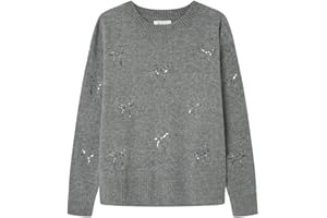 Springfield Sequin And Lurex Bow Embroidery Sweater Sweater Donna
