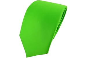 TigerTie Herren Krawatte – Klassische 8 cm Satin-Krawatte in einfarbigem Design, ideal für Geschäftstermine, festliche Anlässe und die Freizeit