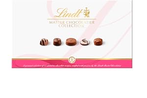 Lindt Master Chocolatier Collection – 320g Large Gift Box – Christmas, Chocolate Assortment – Milk, Dark & White Pralines