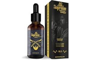 ‎BARTSTOPPEL Bartöl Zedernholz Sandelholz Duft Herren Bartstoppel® Supreme - tägliche Bartpflege - gegen Schuppen - Beard Oil Vegan - Rizinusöl für Bartwachstum