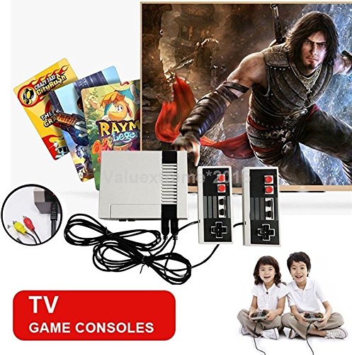 Preisvergleich Produktbild Klassische Familie Spielkonsolen Professionelles System für NES Game Player Eingebautes 600 TV Videospiel mit Dual Controllern