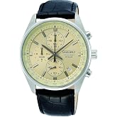 Seiko Erkek Saati Kuvars Paslanmaz &Ccedil;elik Deri Kayışlı