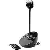 Logitech BCC950 video konferans web kamerası, eller serbest konuşma sistemi, HD 1080p, 180&deg;g&ouml;r&uuml;ş alanı, geniş bant ses, motor