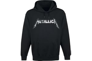 Metallica Spiked Logo Männer Kapuzenpullover schwarz Band-Merch, Bands