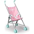 Nenuco - Sillita de Metal, Carrito de Paseo de Juguete de Color Rosa y Azul metálica, Plegable para Llevar a tu bebé Nenuco d