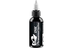 UMIKAkitchen - Tatuaggio nero inchiostro tatuaggio inchiostro universale vero nero arte del corpo tatuaggio pigmento/tatuaggio temporaneo (nero) (30ml)