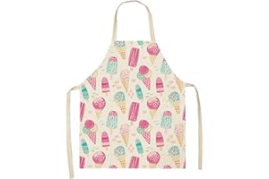 ONPERPOE Delantal infantil para niñas, delantal universal, delantal escolar, delantal de cocina, delantal infantil, delantal de cocina, personalizado, divertido, ajustable, delantal para barbacoa, delantal de