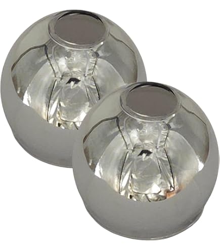 Kichvoe Lampenschirm Aus Glas – Rauchgraue Glaskugel Für Pendelleuchten, Ø Ca. 15 Cm