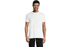 ROLY Camiseta Hombre Manga Corta | Pack 5 | Algodón | Cuello Redondo 11 Colores