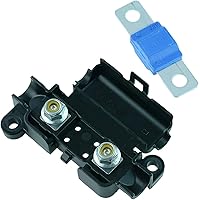 Midi-/Streifensicherungshalter und Midi-Sicherung (30 A bis 150 A) Auto Auto KFZ 12 V (100 A Blau)