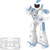 Rechargeable Led Light Moonwalk Walking Smart Robot 19 Function Robot with Toy Remote Control and Hand Sensor