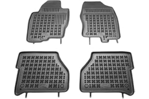 MTM Tappetini Gomma per Nissan Navara (D40) 07.2005>2010 Design a Vaschetta, su Misura con Bordi Rialzati cod. 3D 5553