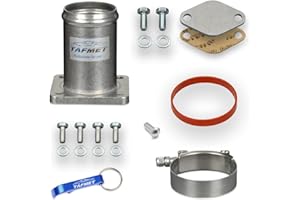 TAFMET Kit de ajuste de tubo de repuesto de válvula EGR para motores BMW E36 E46 E34 E39 E38 X5 E53 con motores 3.0 2.0 D M47 M51 M57 para Land Rover Freelander 2.0 Td4