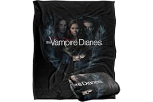 LOGOVISION VAMPIRE DIARIES Silky Touch super miękki koc narzuta, 152 x 127 cm
