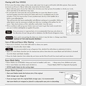 WEISHI PVD-Black-Plating Long Handle Version Butterfly Open Double Edge Safety Razor Twist to Open Men's Shaver - Image 8