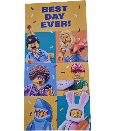 LEGO Birthday Greeting Card Promo Item 5004931 (1x card supplied) : LEGO:  Amazon.co.uk: Stationery & Office Supplies