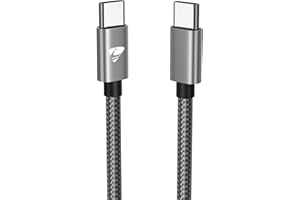 YOSOU USB C to USB C Cable Fast Charging 2M 60W Type C to Type C Cable C to C Charger Lead for iPhone 15 Pro Max Plus MacBook Air/Pro iPad Pro/Air Samsung Galaxy S23/S22/S21 Google Pixel 8/7 Switch