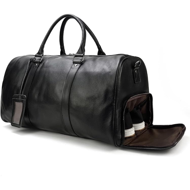 Sid & Vain Grote Reistas Met Apart Schoenenvak Van Echt Leer Weekendtas Henry Sporttas Handbagage Met Schouderriem Leren Tas Heren En Dames Bruin 686c8d704b162e488401bc48