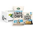 Eat Real, Lentil Chips, Salted, 4 x 5 x18g, Gluten-Free Crisps Multipack, Vegan-Friendly, Healthy Snacks, 30% Less Fat
