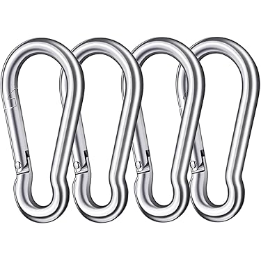 3X 5PCS MOSCHETTONI Per Esterni Zaino Gancio A Scatto Portachiavi