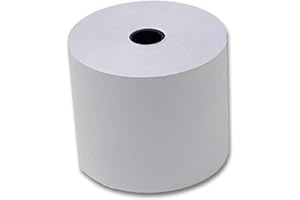 UNIVERS GRAPHIQUE 20 Rouleaux de recharge pour calculatrices et caisses enregistreuses à impression NON THERMIQUE papier 1 feuile électrique bobine Blanc 57 x 70 x 12 mm Bobine Comptable 57x70 Afn7 60g