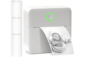 XSTARG Mini Drucker Mobiler Fotodrucker Handy Thermodrucker Smartphone Bluetooth Drucker Taschendrucker Mini Printer Sticker Drucker für Journal/Studiennotizen/Tagesplan/Memo/Label, Arbeitet mit IOS Android