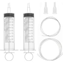 Siringhe Dosatrici 60 Ml - Confezione Da 4 Pezzi - Per Laboratorio E Uso Industriale - Sterili E Precise