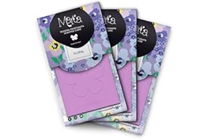 MARTA LA FARFALLA Tris Card & Duftkarten Floral zum Aufhängen Blumen- und Jasminduft für Schrank, Schublade und Auto - Set 3 Stück