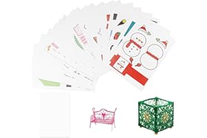 LumenTY 20 Stück 3D Stift Vorlage 3D Druckstift Vorlage 40 Muster Dickes Papier Vorlage Papierschablonen 3D Stift Malerei Graffiti-Vorlage für 3D-Stift Kinder DIY Geschenk