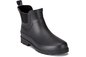 TOSH Ladies Chelsea Ankle Wellingtons Boots Short Pull On Waterproof Rubber Womens Riding Equestrian Wellies