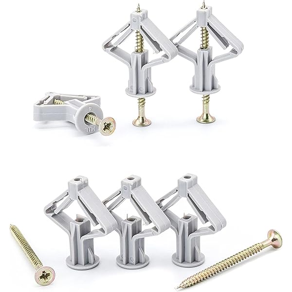 100pcs Plasterboard Wall Plugs And Screws Plasterboard Wall, 58% OFF
