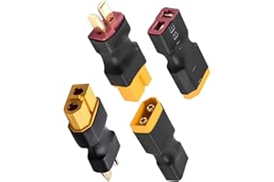 TQPXZO 4 unidades XT60 XT-60 macho hembra adaptador para cargador RC Lipo