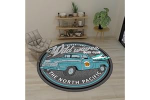 Z·Bling Tapis de Batterie électronique Non Glissants,120cm Tapis Batterie Tapis De Tambour Tapis Insonorisé,pour Kits De Batterie électronique Grosse Caisse Caisse Claire Et Autres Jeux De Bases,Rond