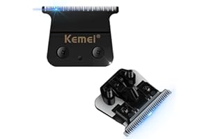 KEMEI Lama di ricambio per tagliacapelli 2299, lama del regolatore della lama di T, lama di ricambio modello KM-2299 Trimmer