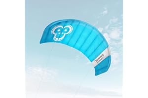 Skymonkey Skystormer 2.3 Parafoil Cometa acrobática Ready 2 Fly- 230 cm [Azul]