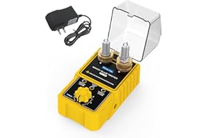 VKALTUL Spark Plug Tester,220V Ignition Spark Tester with 2 Adjustable Height Test Hole, 0~6000rpm,Simulate Engine Performance, Protective Cover, Plug and Play for 12V Automotive Car Spark Plug