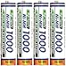 Produktbild 4x AKKUS AAA Panasonic 1000mAh für Siemens Gigaset Schnurlos Telefon A380 /A385; A38H; A580 /A585; A58H; A150 /A155; A15; A340 /A345; A34; AS280 /AS285; AS28H; C100 /C150; CX100 /CX150; C1; C200 /C250; C2; C380 /C385; C38H; C450 /C455; CX450 /CX150; C450 IP /C455 IP; C45; C470 /C475; CX470 /CX475; C470 IP /C475 IP; C47H; CL100; C340 /C345; CX340 /CX345; C34; CX550; E360 /E365; E36; E100 /E150; E1; S100 /S150; SX100 /SX150; S1; S440 /S445; SX440 /SX445; S44; S2; S450 /S455; / S645; SX450 / SX455