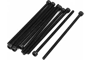 sourcing map 10 st M3 x 70 mm sexsidig skruv, sexkantigt huvud, skruv, helt gängad