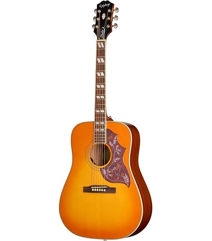 美品 Epiphone　Hummingbird Artist Wピックアップ付 Epiphone Inspired By Gibson Hummingbird Acoustic Electric, Aged