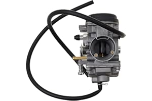 GOOFIT Carburador Moto 30mm Filtro Aire 45mm Pit Bike reemplazo para 200cc 250cc 20012017 TK250 TW200 Scooter y Ciclomotor ATV Quad Go Kart Plata