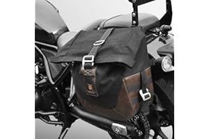 Fayedenicy Motorcycle Quick Release Saddlebag Rear Saddle Bags Side Storage Bag Luggage Rucksack Backpack Panniers Saddlebags for H-onda Rebel CMX 1100 CM 1100 CMX1100 CM1100 Rebel1100 (Bag)